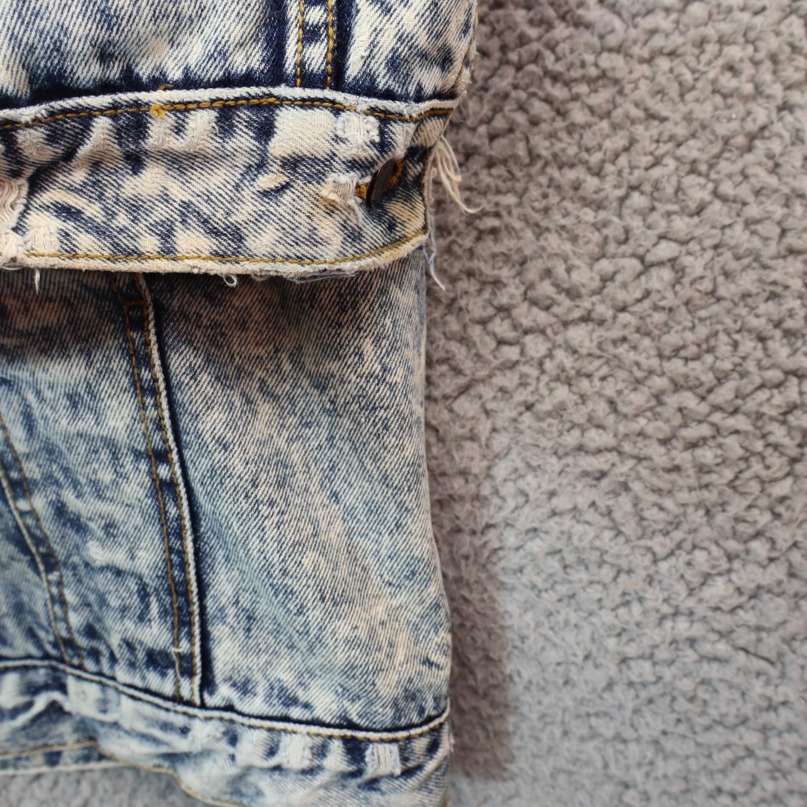 Jordache Women Medium Coat Oversize Long Acid Work Jordache vtg Denim Size M / US 6-8 / IT 42-44 - 4 Thumbnail