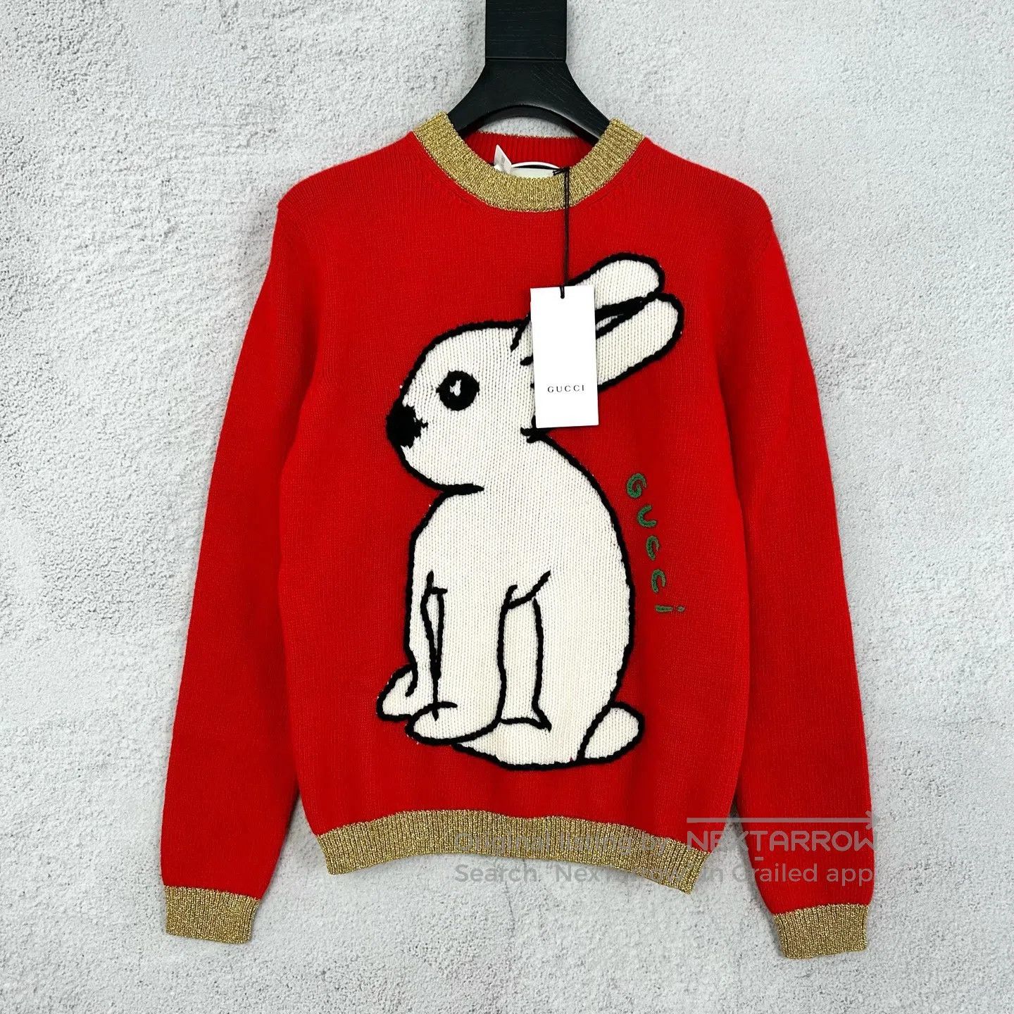 Gucci Guicci Rabbit pattern pullover sweater Size XXS / US 00 / IT 34 - 1 Thumbnail