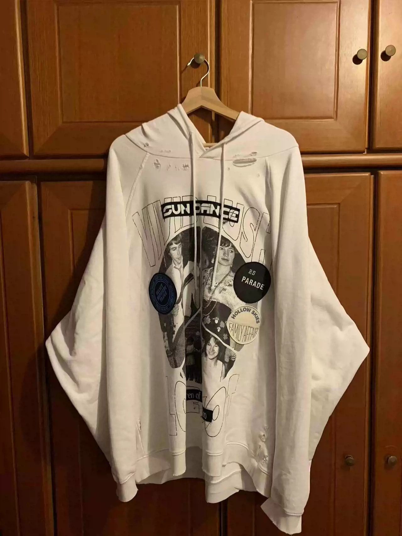 Raf Simons raf Simons silhouette destruction badge sweatshirt-2505 Size US M / EU 48-50 / 2 - 1 Thumbnail