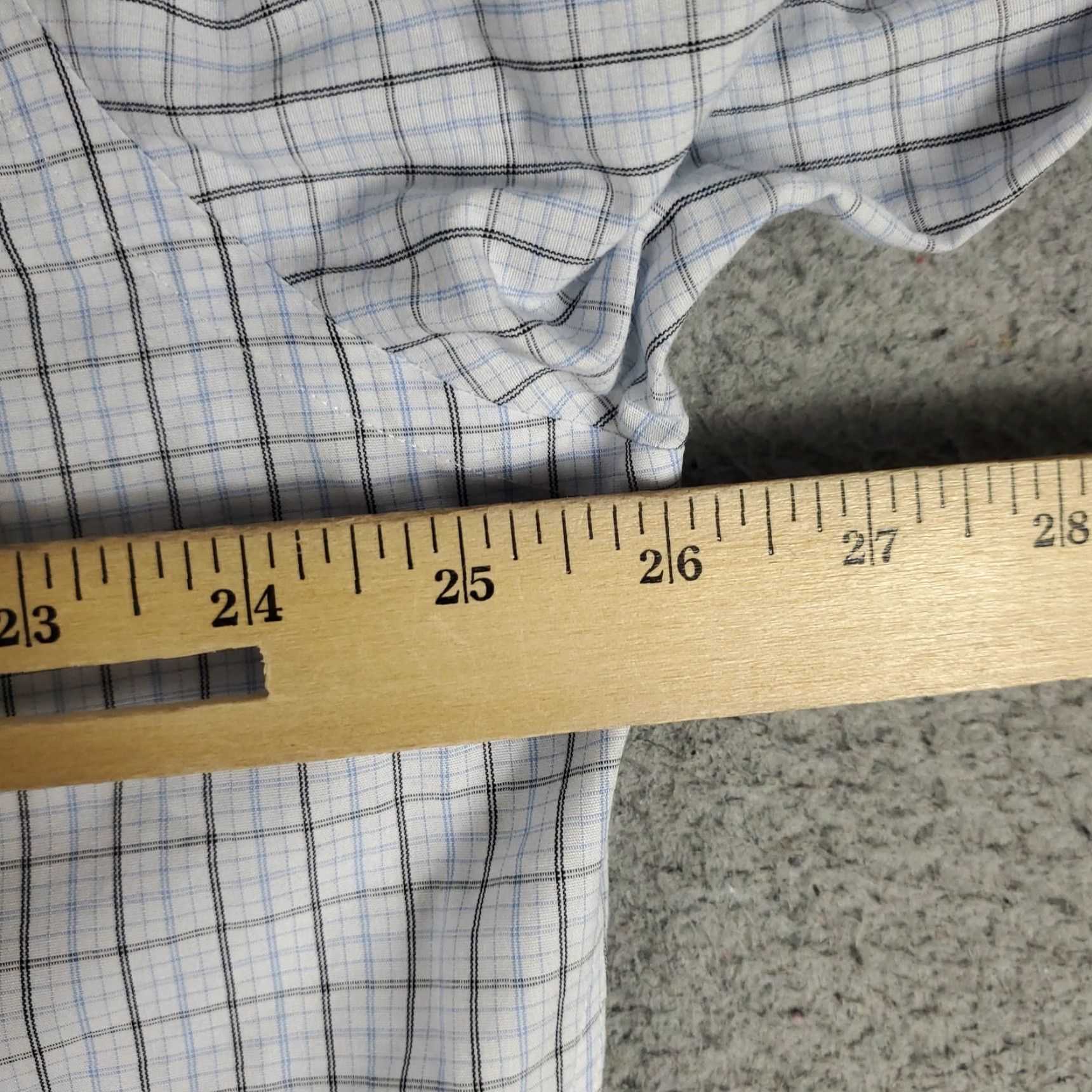 Brooks Brothers Brooks Brothers Shirt Mens 17.5 Blue Plaid Regent Dress Button Up Long Sleeve Size 46R - 6 Thumbnail