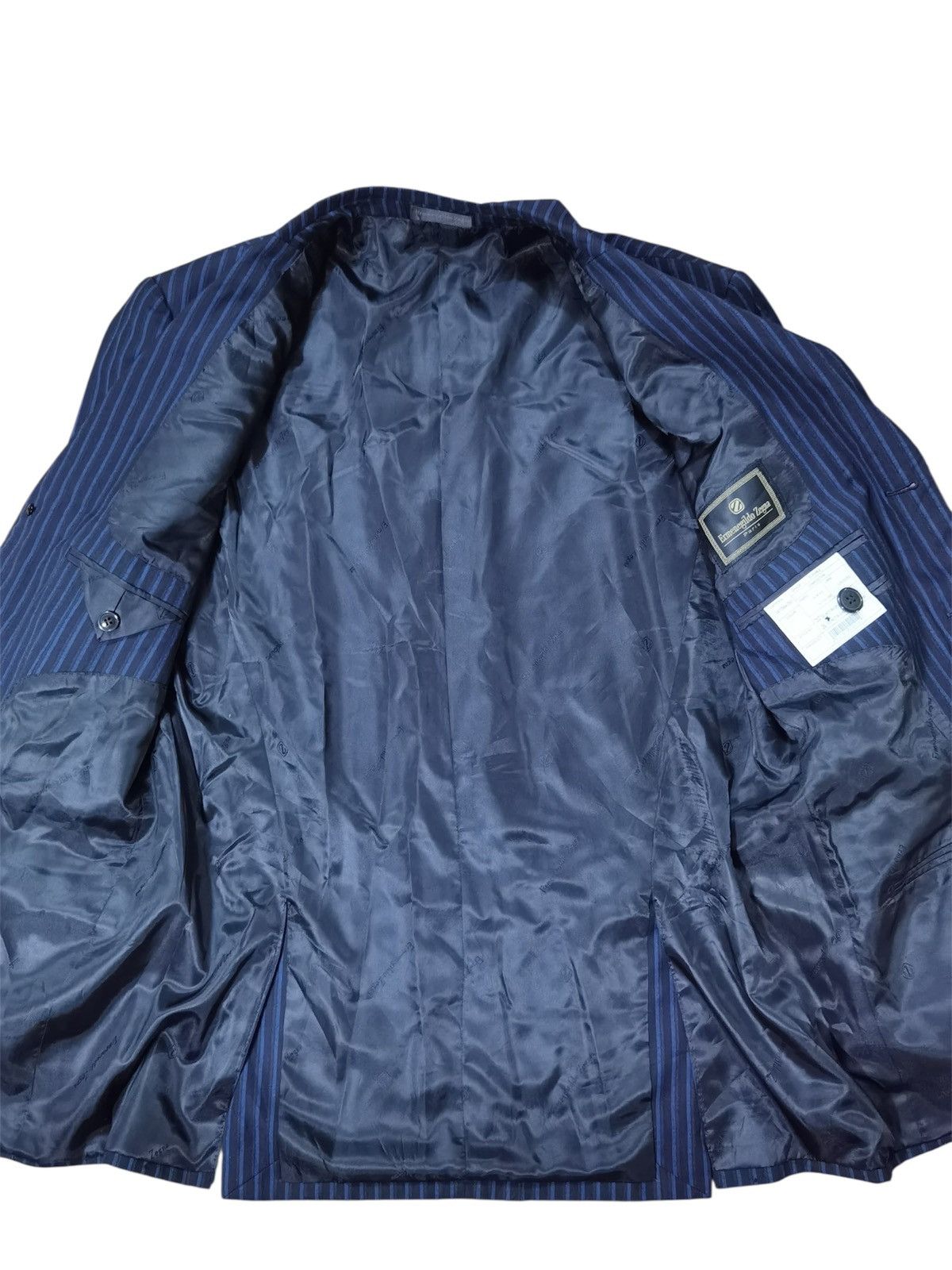 Ermenegildo Zegna Ermenegildo Zegna achillfarm blazer Stripe jacket Size 38L - 3 Thumbnail