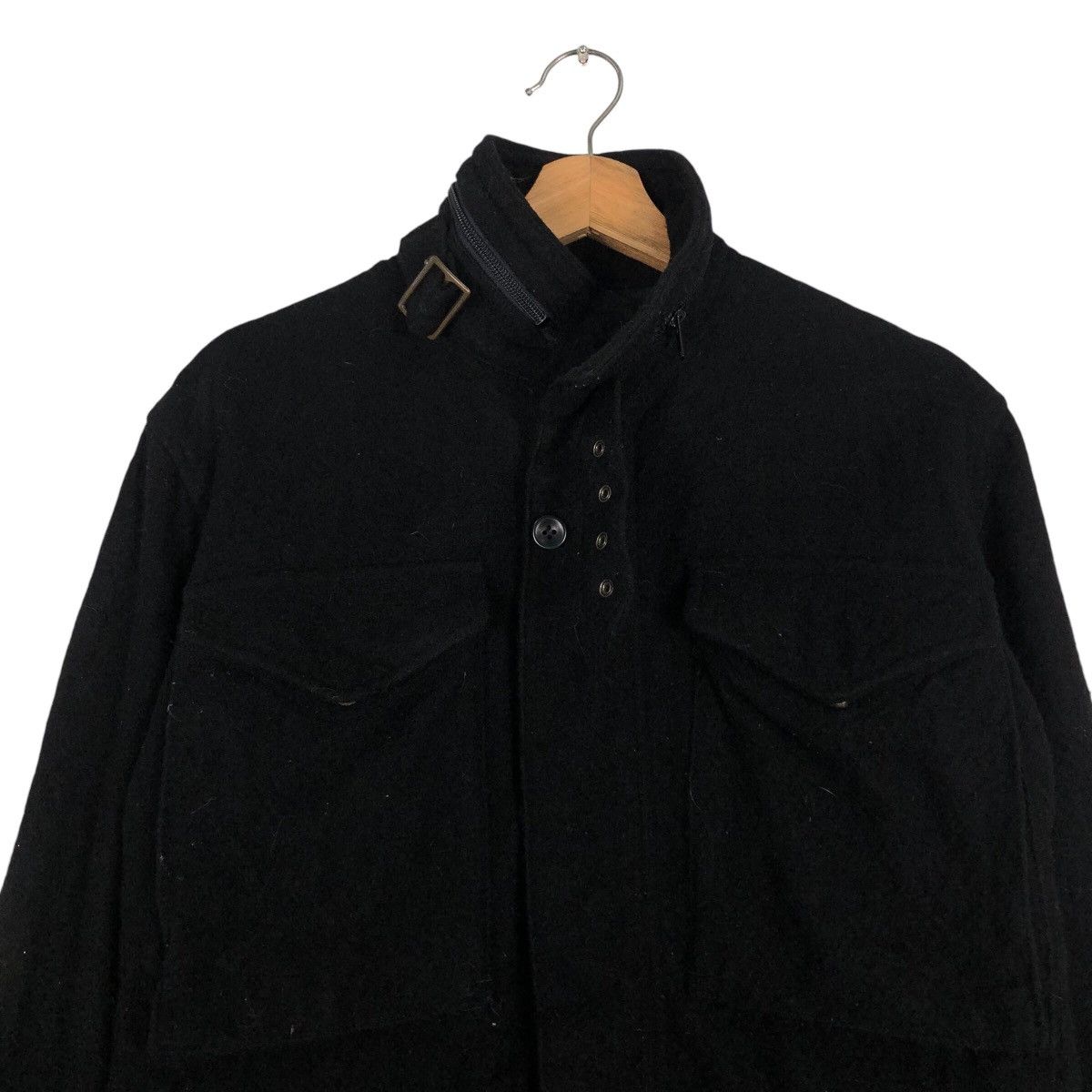 Japanese Brand 📌Rich Black Zipper Biker Jacket Bondage Paranoid Japan Size US S / EU 44-46 / 1 - 4 Thumbnail