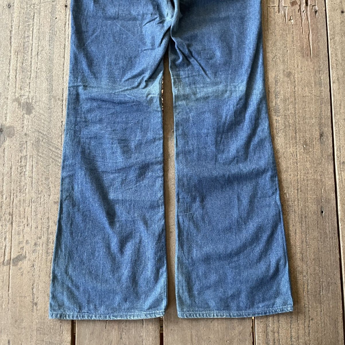 Big John 🔥Vintage 80s Big John Buspants Flare Denim Pants Jeans Size US 31 - 6 Thumbnail