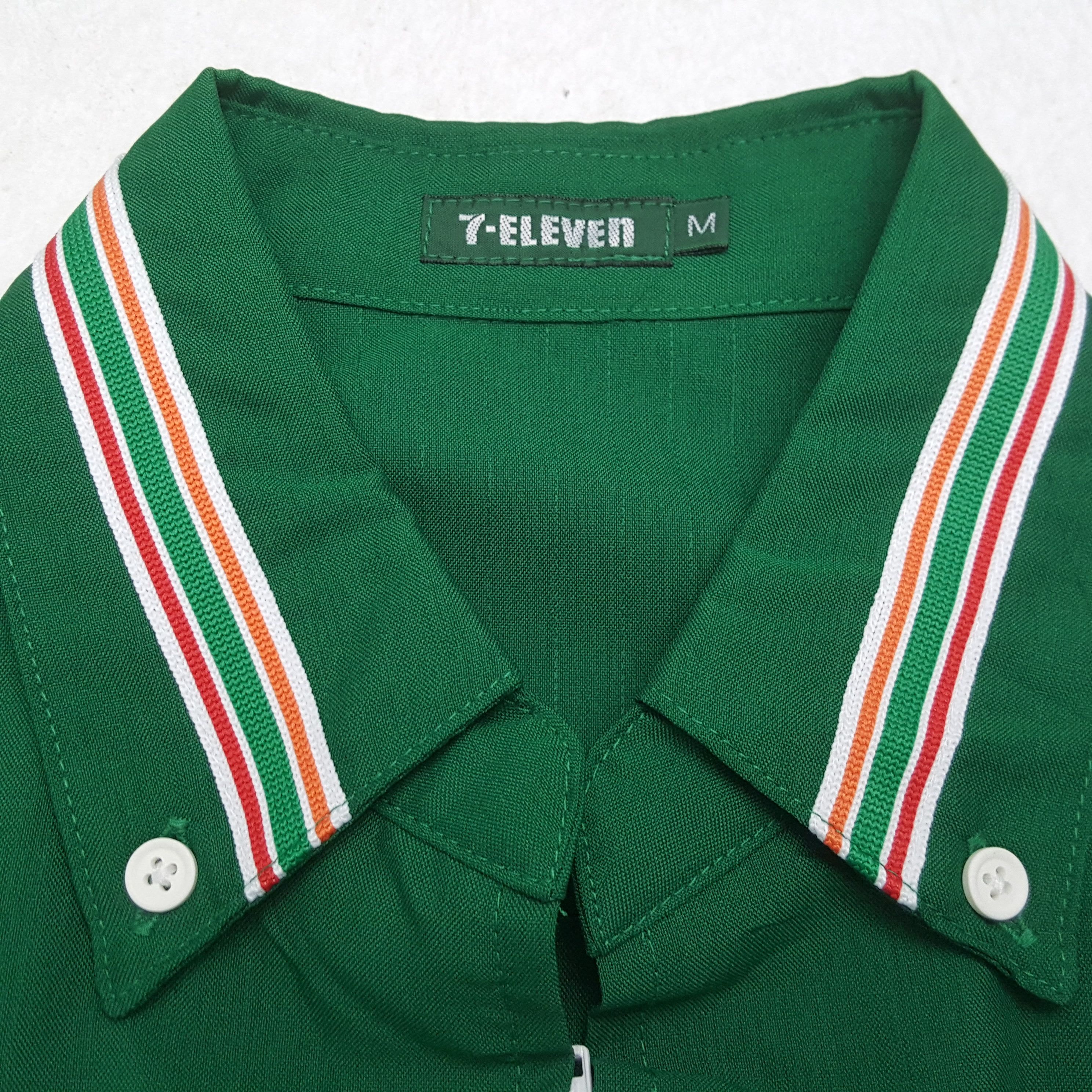 11.11 / eleven eleven × Japanese Brand × Vintage Vintage 7-ELEVEe Japanese Uniform Working Shirt Jacket Size US L / EU 52-54 / 3 - 10 Thumbnail