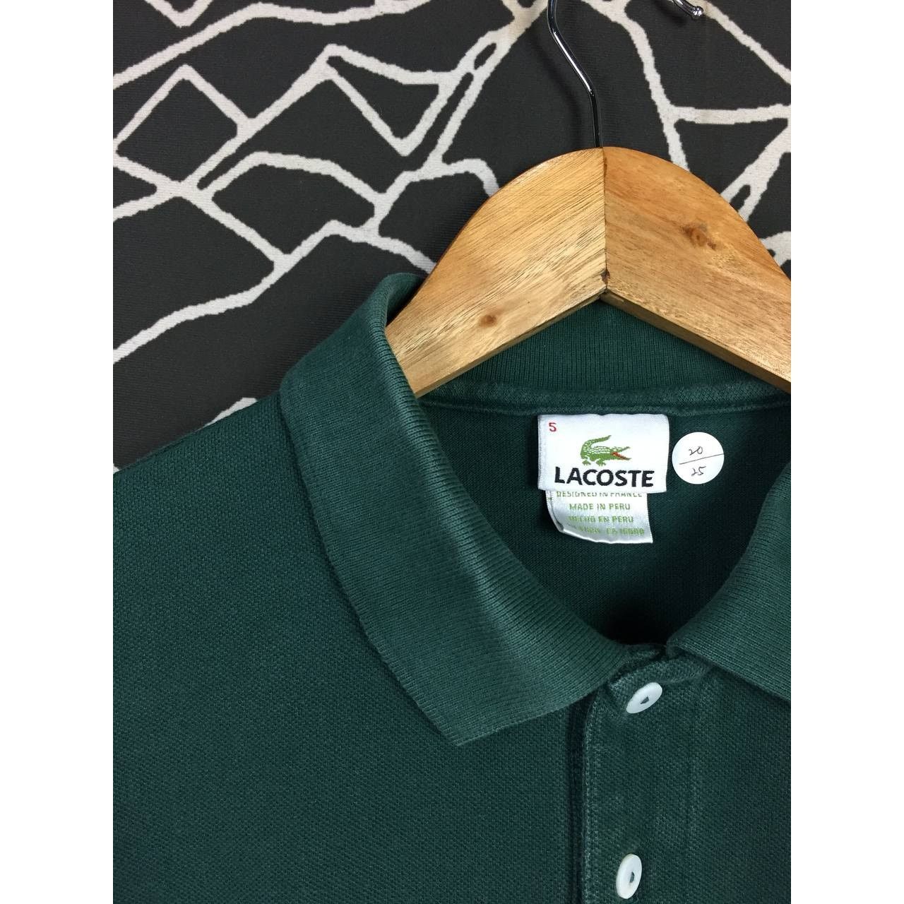 Lacoste Vtg Lacoste Made In Peru Small Logo Casual Polo Tee Size US M / EU 48-50 / 2 - 4 Thumbnail