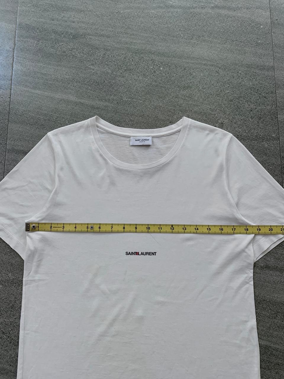 Saint Laurent Paris FREE TAX! Logo tee by Hedi Slimane Size US S / EU 44-46 / 1 - 14 Thumbnail