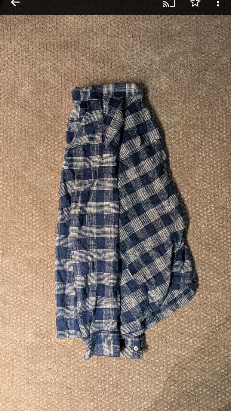 Corridor Corridor Blue Flannel Shirt Size US M / EU 48-50 / 2 - 3 Thumbnail