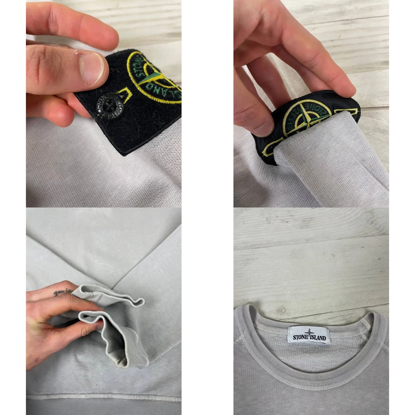 Stone Island VINTAGE Stone Island Sweatshirt Men's XL Gray Cotton Crew Neck Pullover Logo 2020 Warm Casual Mens Size US XL / EU 56 / 4 - 8 Thumbnail