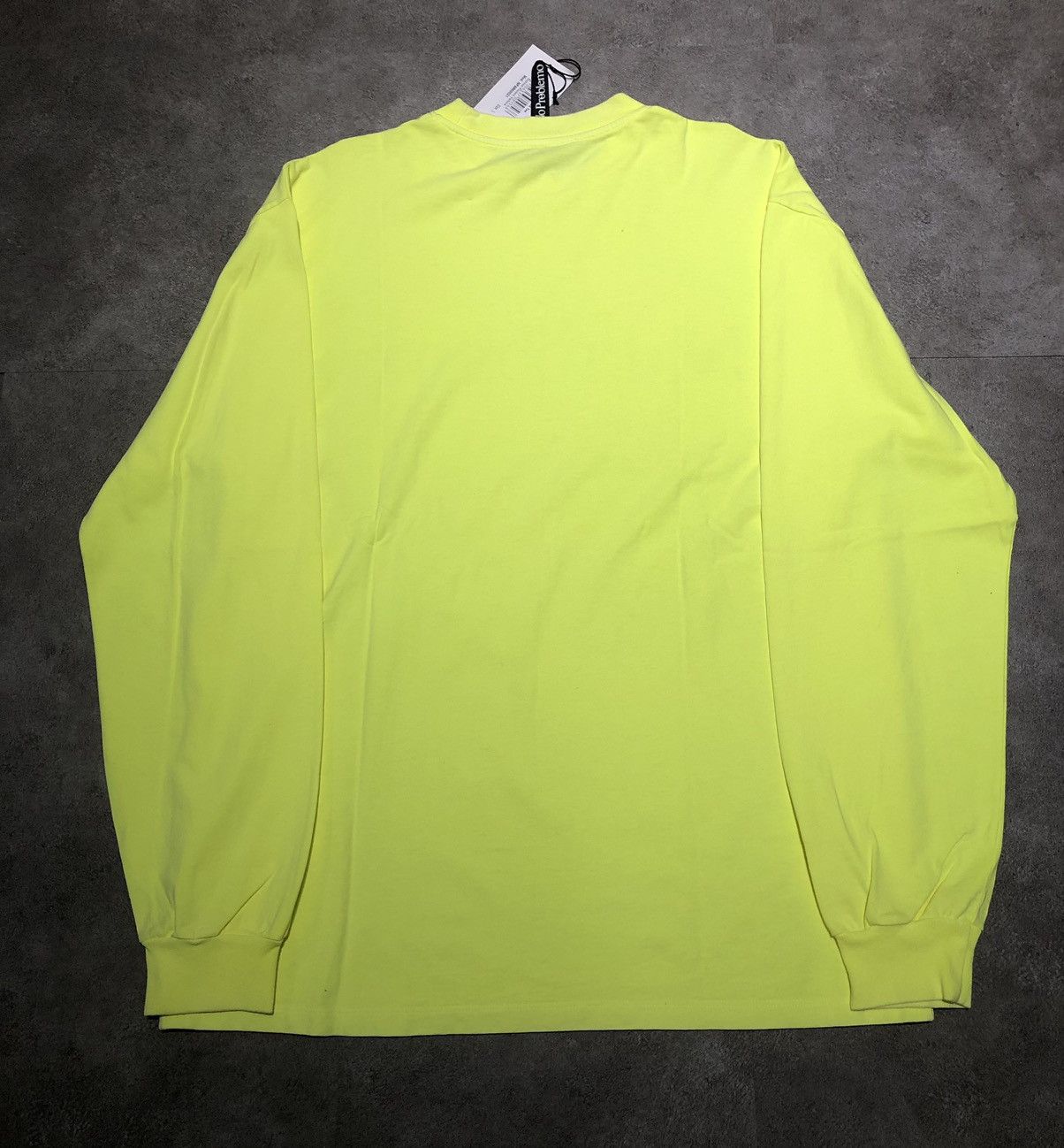 Other NO PROBLEMO NEON GREEN LONG SLEEVE TEE Size US L / EU 52-54 / 3 - 4 Thumbnail