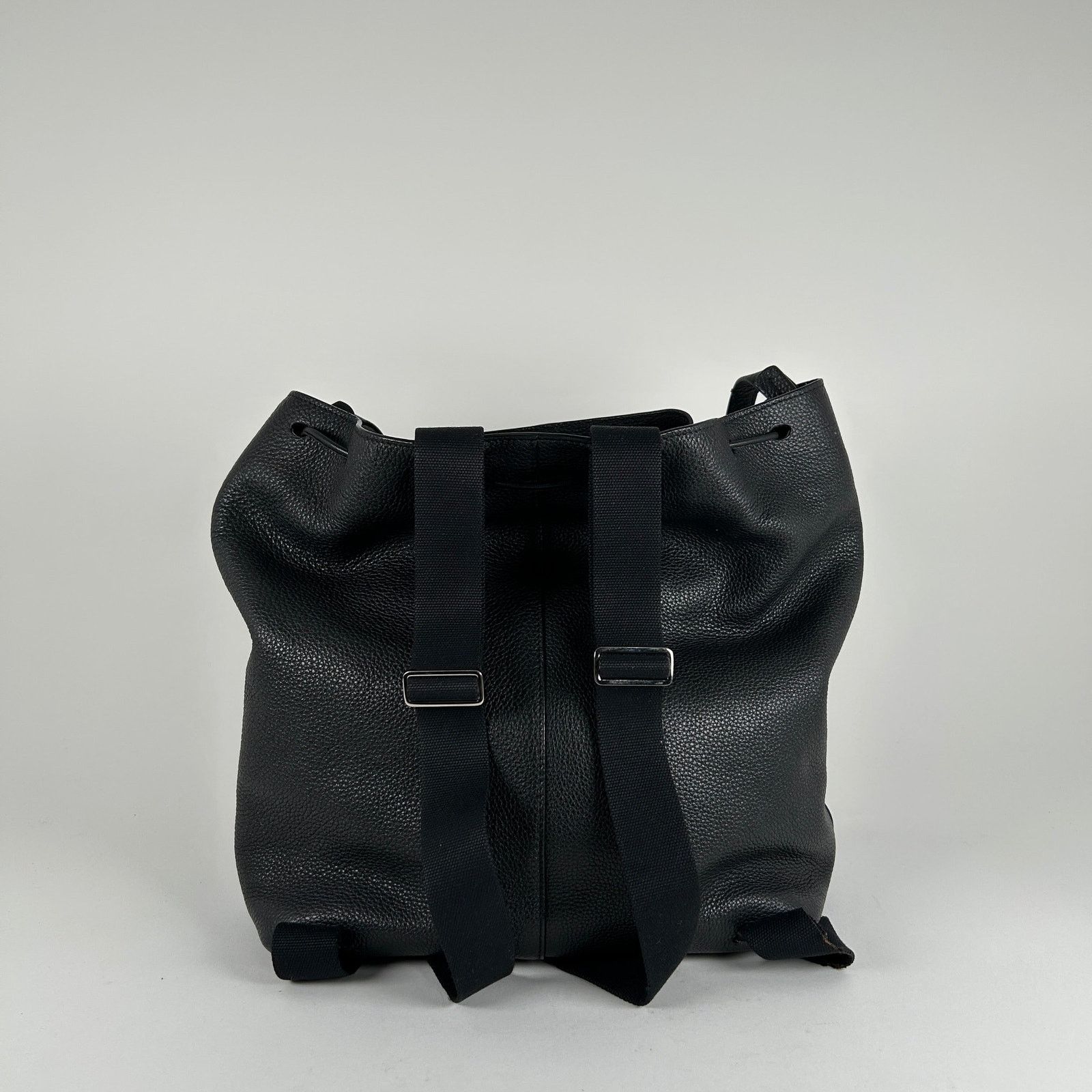 The Row The Row Black Leather Bucket 10 Backpack Size ONE SIZE - 4 Thumbnail