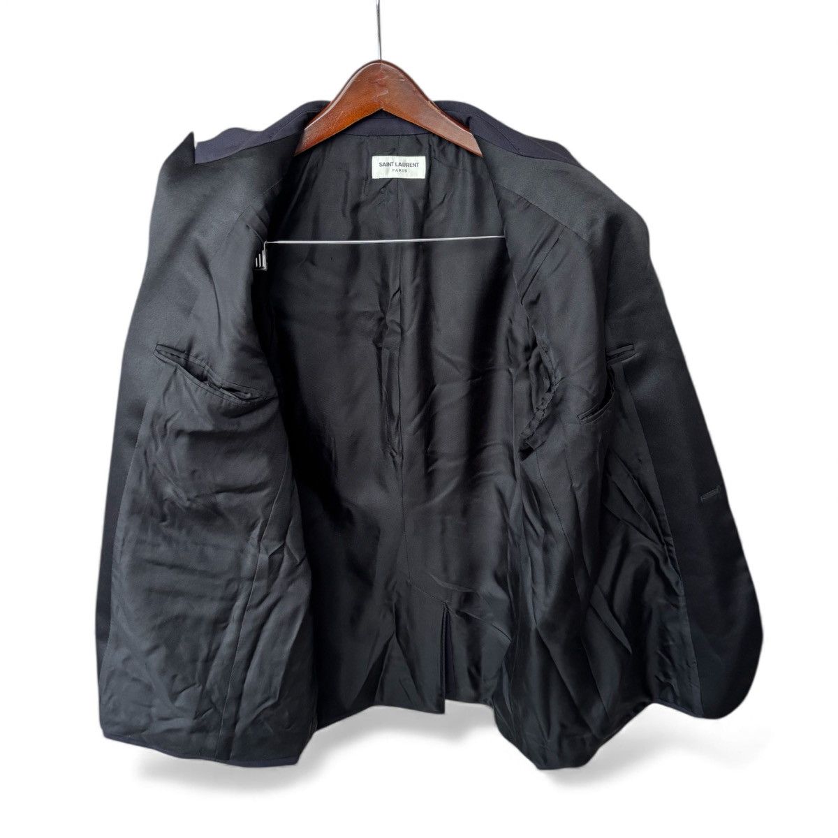 Saint Laurent Paris Saint Laurent Tuxedo Blazer Jacket Size US L / EU 52-54 / 3 - 3 Thumbnail