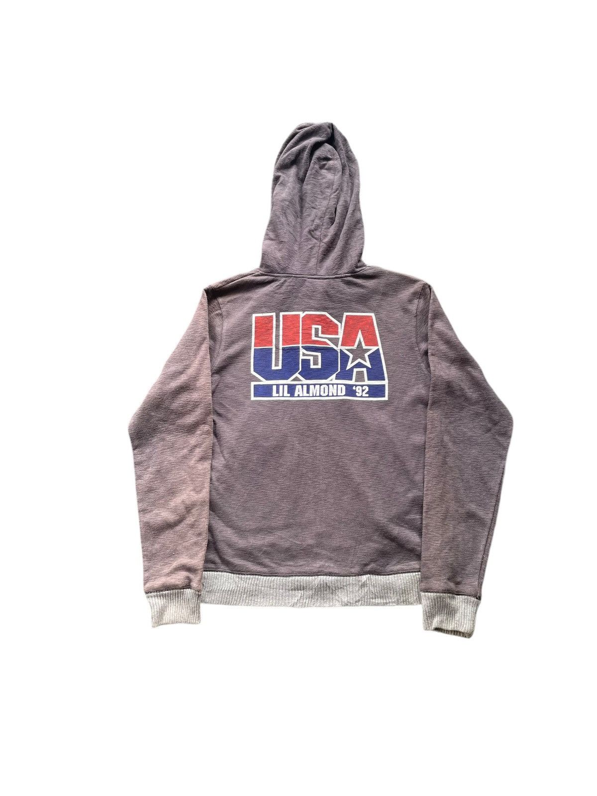 If Six Was Nine LiL Almond Usa Faded Zipper Hoodie Size US S / EU 44-46 / 1 - 4 Thumbnail