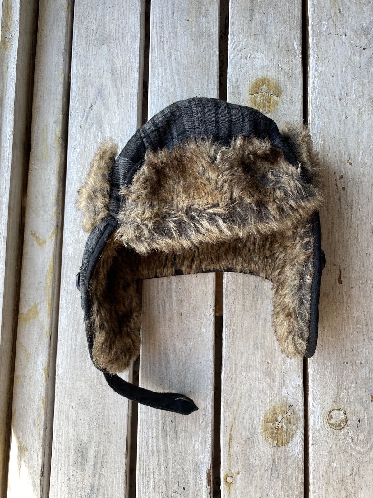 Hysteric Glamour × Japanese Brand Y2K American Vintage Fuzzy Hat Mohair Ushanka Beauty Beast Size ONE SIZE - 2 Thumbnail