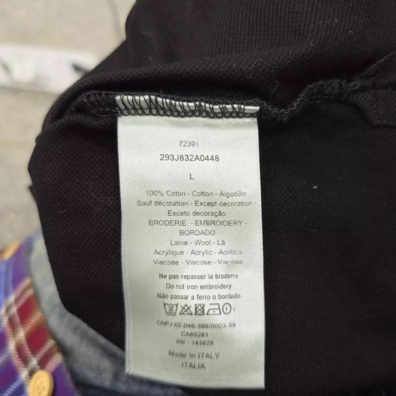 Dior Dior Black embroidered POLO shirt Size US L / EU 52-54 / 3 - 4 Thumbnail