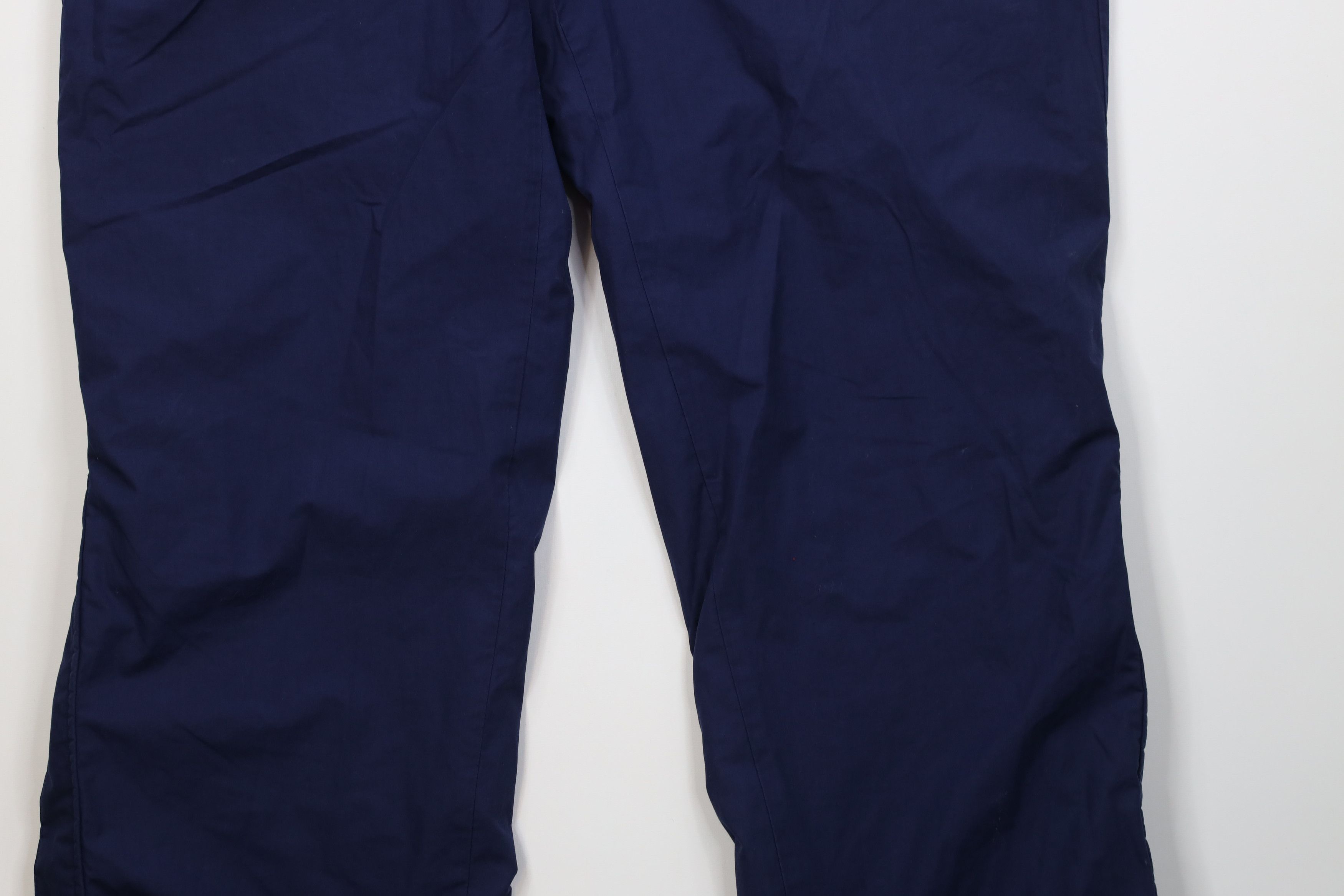 Vintage Vintage 90s Streetwear Waterproof Rain Pants Navy Blue Size US 40 / EU 56 - 4 Thumbnail