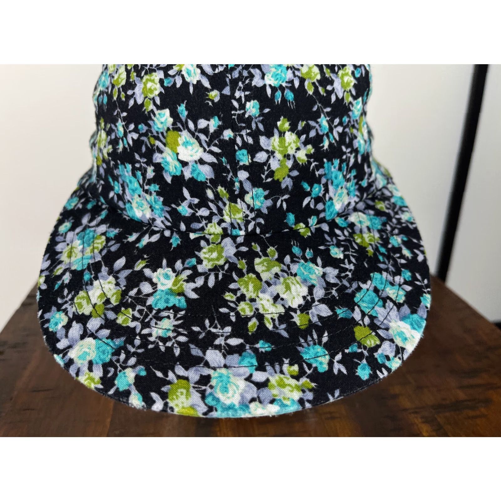 American Apparel American Apparel Hat Cap Snap Back Womens One Size Blue Pearl Floral Viscose Canvas Size ONE SIZE - 3 Thumbnail