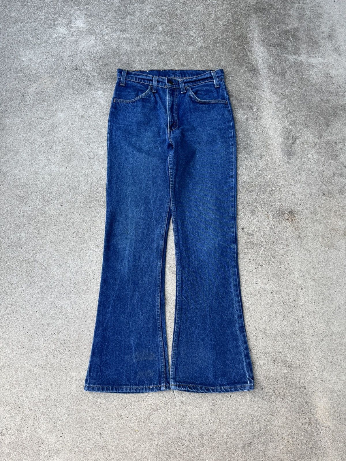 Levi's × Vintage Vtg 80s Levi’s 646 Orange Tab Bellbottom Flare Jeans 29x30 Size US 29 - 1 Thumbnail