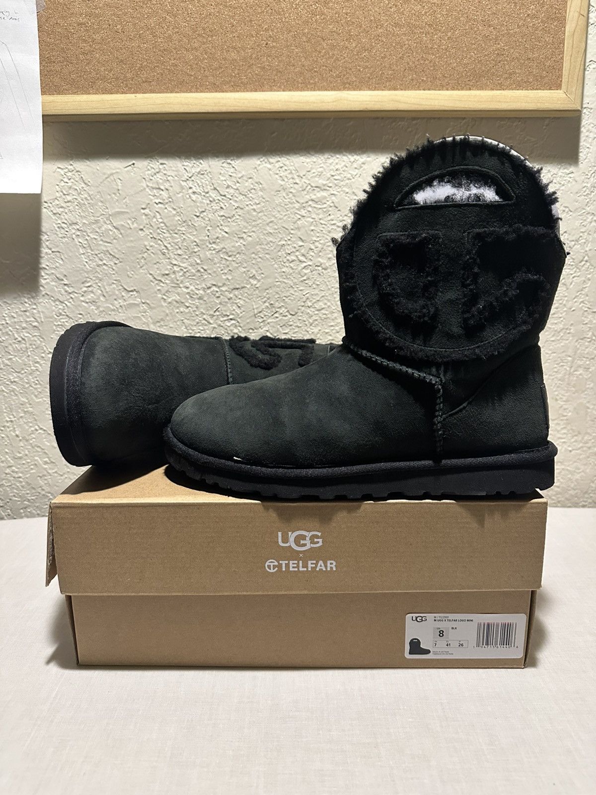 Telfar × Ugg UGG X TELFAR Logo Mini Black | Grailed