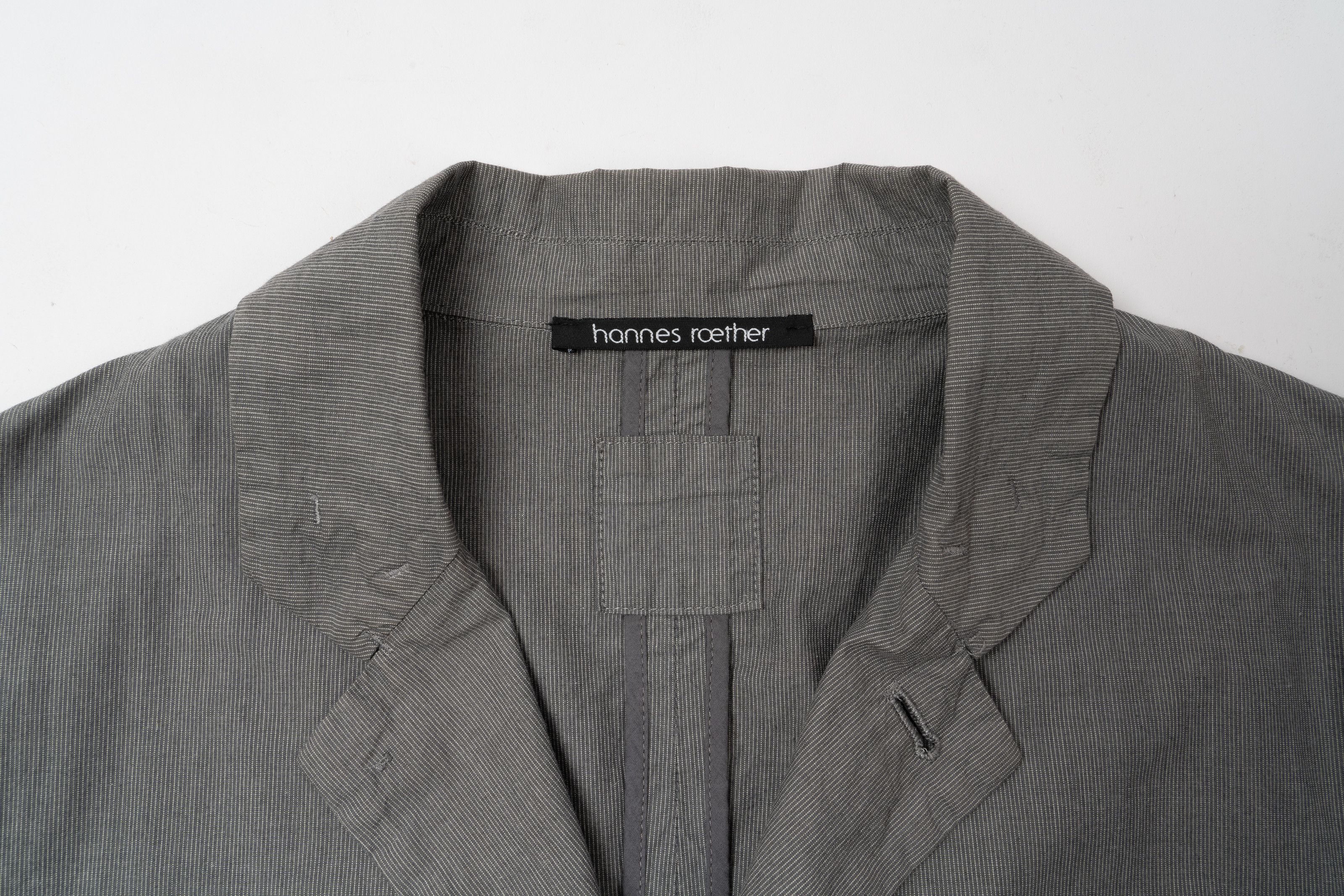 hannes roether 🔵HANNES ROETHER avant-garde light Cotton blazer jacket Size 50R - 4 Thumbnail