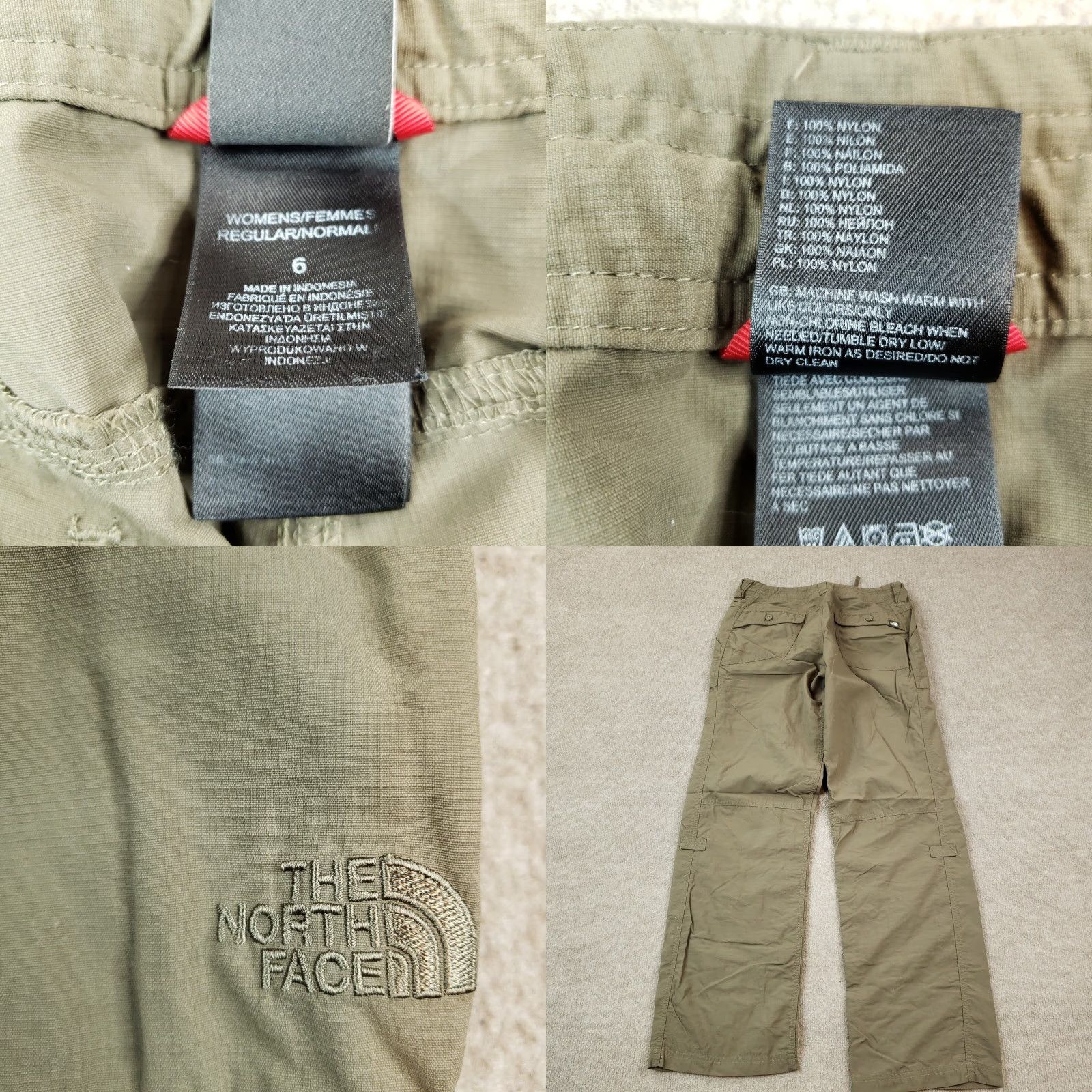 The North Face The North Face Womens Brown Hiking Pants Size 6 Straight Leg Lightweight Size 28" / US 6 / IT 42 - 8 Thumbnail