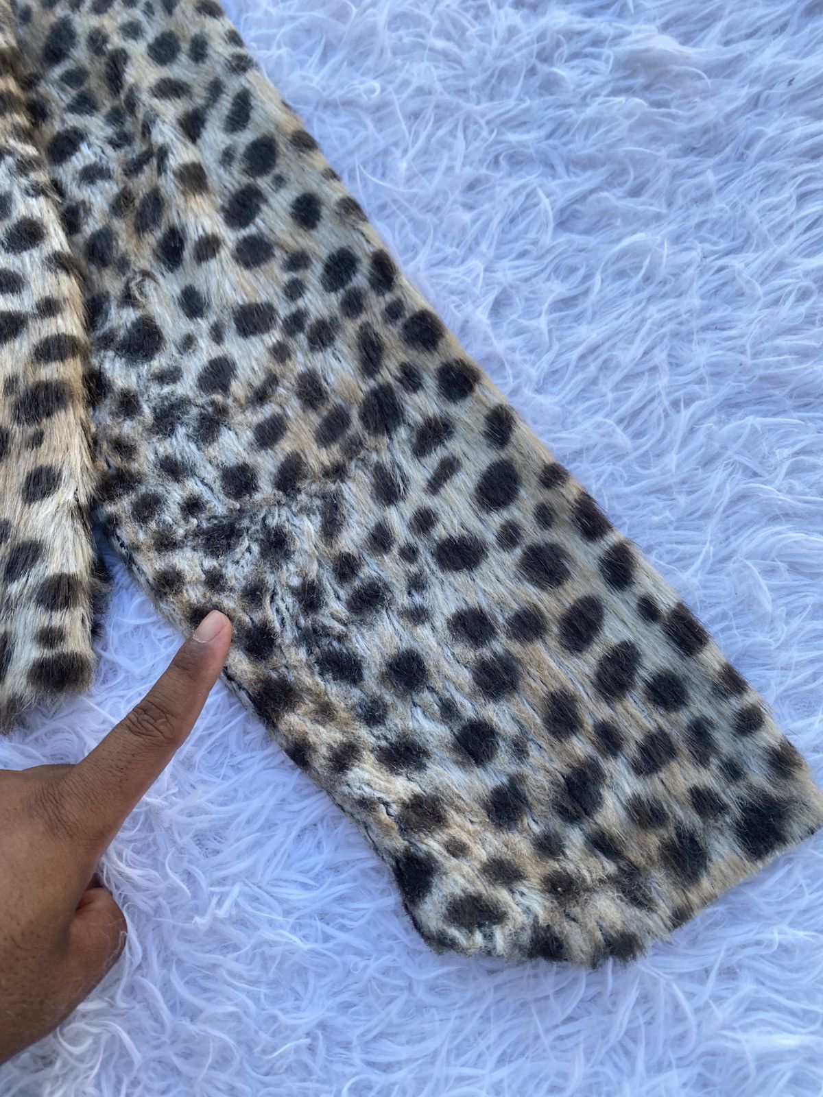 agnes b. Rare agnes b. Fur Leopard Gold Button Jacket Size M / US 6-8 / IT 42-44 - 19 Thumbnail