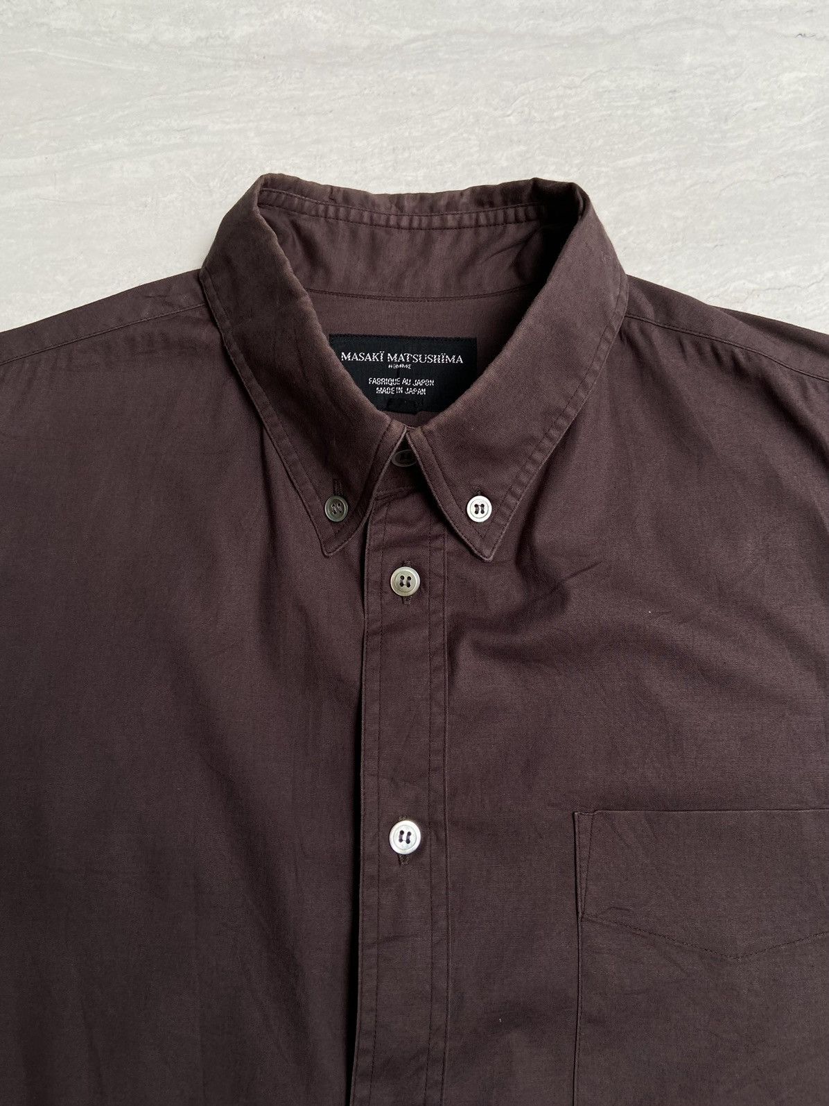 Masaki Matsushima MASAKI MATSUSHIMA Brown Shirt Size US M / EU 48-50 / 2 - 4 Thumbnail