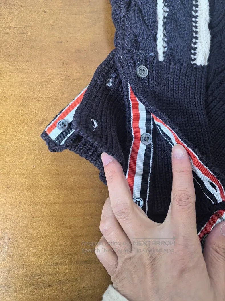 Thom Browne Thom Browne Cotton Wool Cardigan Size US XS / EU 42 / 0 - 3 Thumbnail