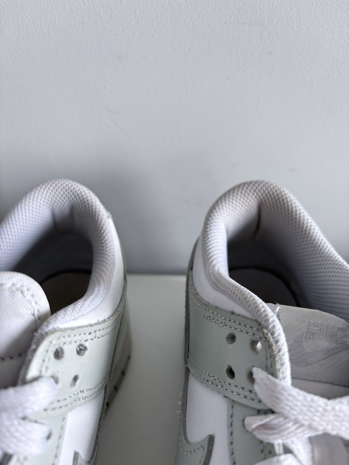 Nike Nike Dunk Low white mint leather sneakers size 38 women's Size US 8 / IT 38 - 3 Thumbnail
