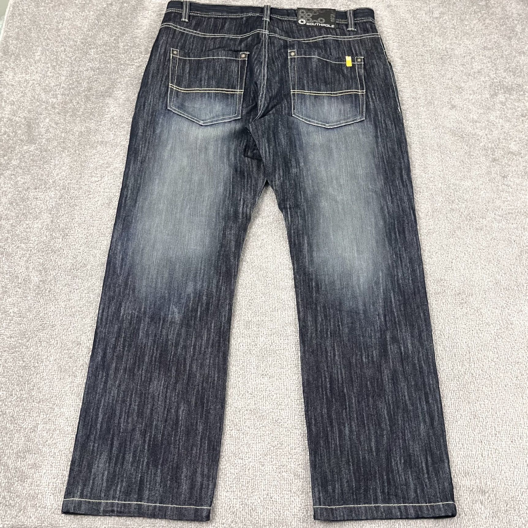 Southpole VINTAGE Southpole Jeans Men 36x32 Denim Wide-Leg Grunge Retro Y2K 5-Pocket Blue Men Size US 36 / EU 52 - 2 Thumbnail