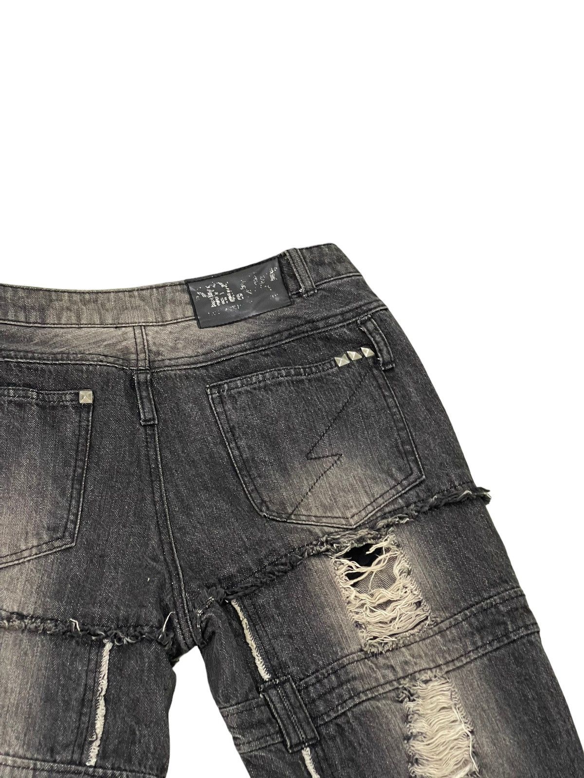 Japanese Brand Hagi Jeans Sex Pot Revenge Anarchy Distress Denim 8🟦4 Size US 30 / EU 46 - 18 Thumbnail