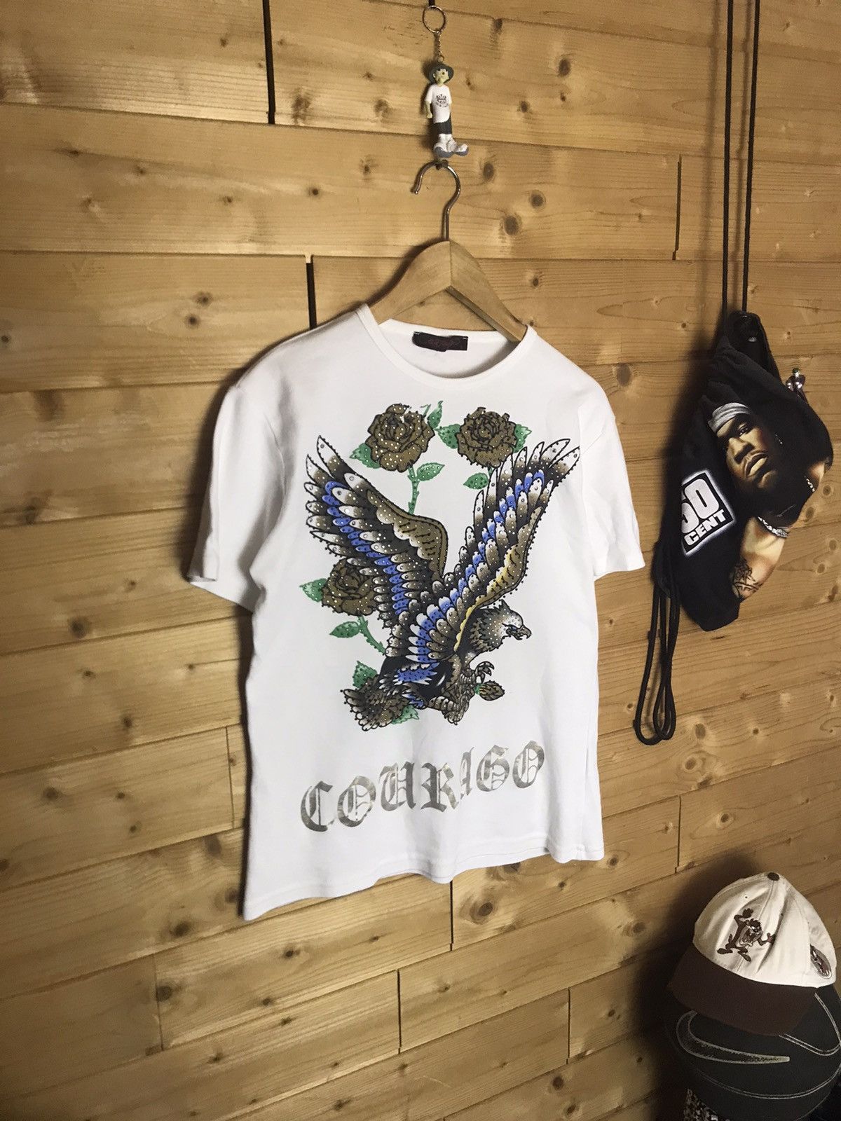 Ed Hardy Ed Hardy eagle roses t-shirt Size S / US 4 / IT 40 - 1 Thumbnail