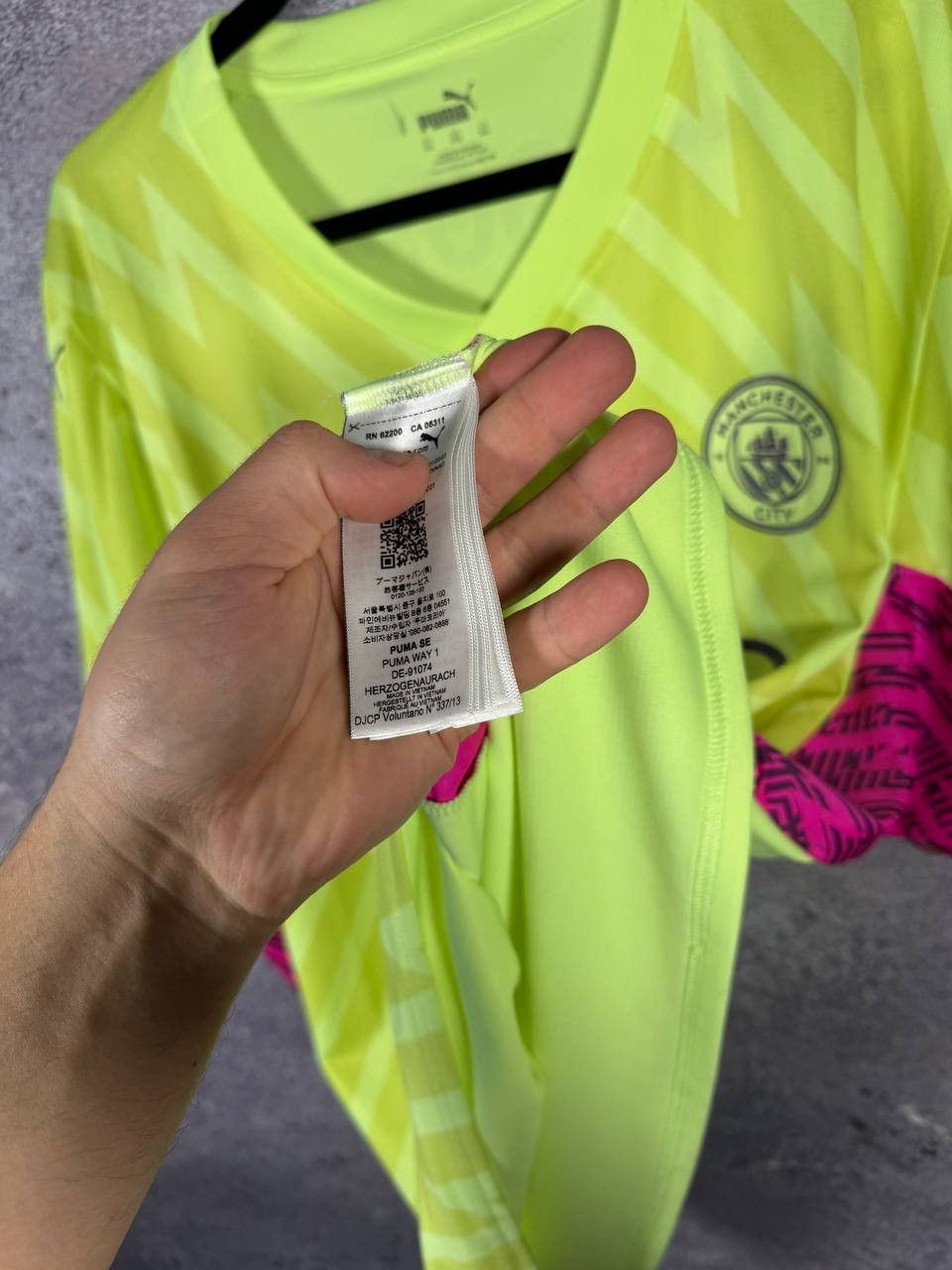 Puma × Vintage Manchester City 2023/24 GK Third Puma Soccer Jersey Size US XXL / EU 58 / 5 - 11 Thumbnail