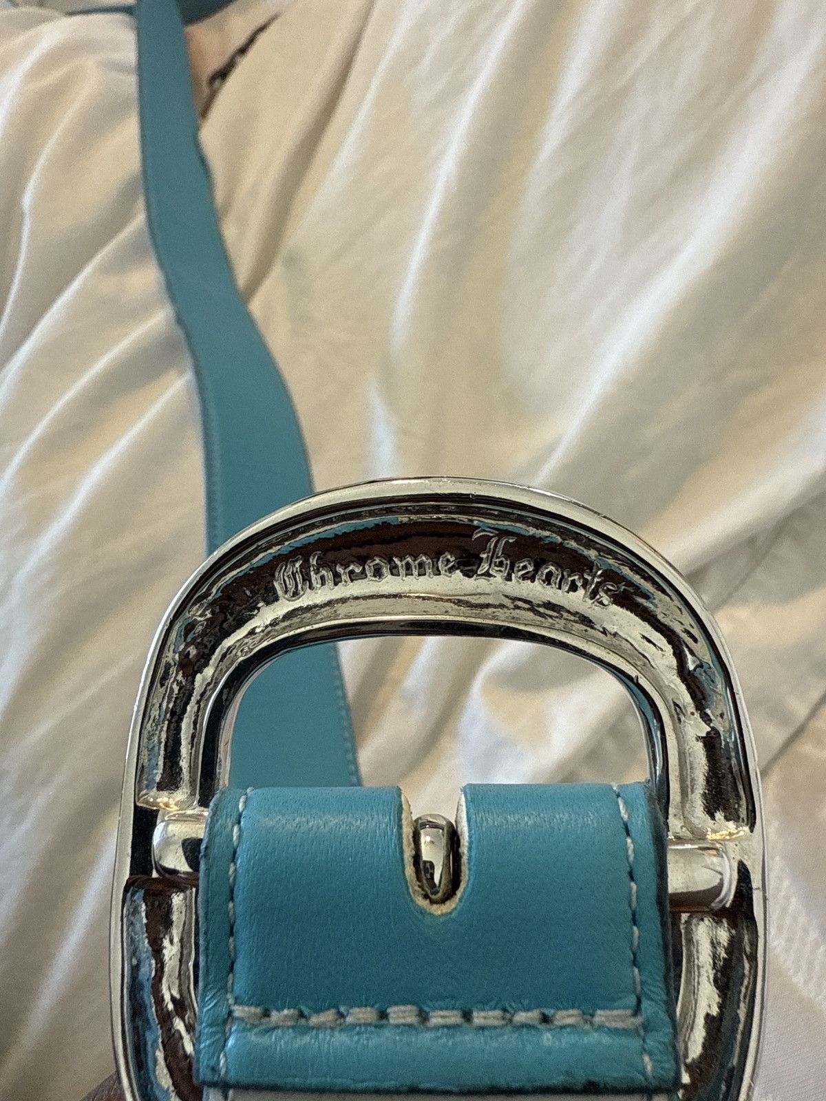 Chrome Hearts Chrome Hearts Cyan Gunslinger Size 36 - 16 Thumbnail