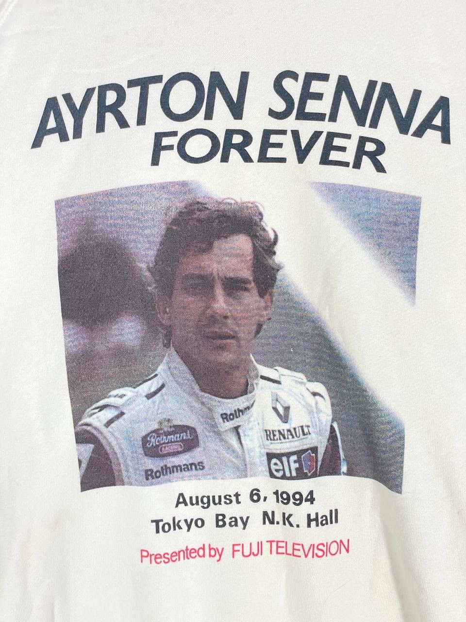 Other Vintage 90s 1994 ayrton senna sweatshirt jumper size L Size US L / EU 52-54 / 3 - 7 Thumbnail