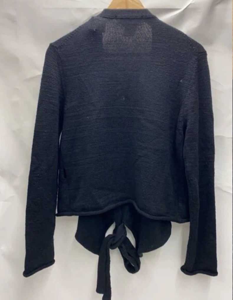 Yohji Yamamoto Yohji Yamamoto Black heavy wool sweater Size US L / EU 52-54 / 3 - 2 Thumbnail