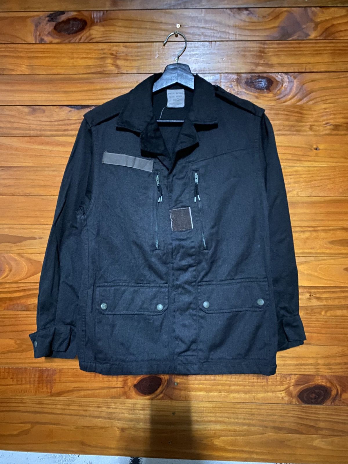 Vintage 1989 Paul Boyé French Military Field Jacket – Black