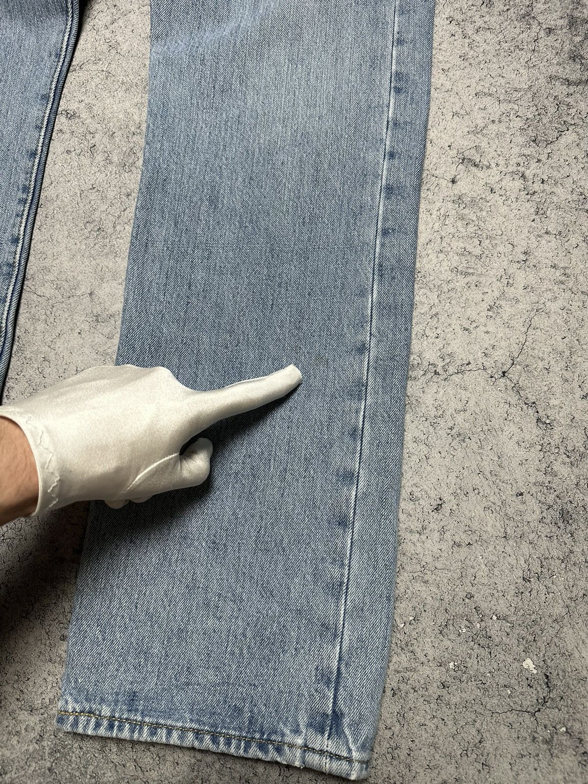 Levi's Vintage Levis 501 Baby Blue Jeans Pants 34x32 Size US 34 / EU 50 - 12 Thumbnail