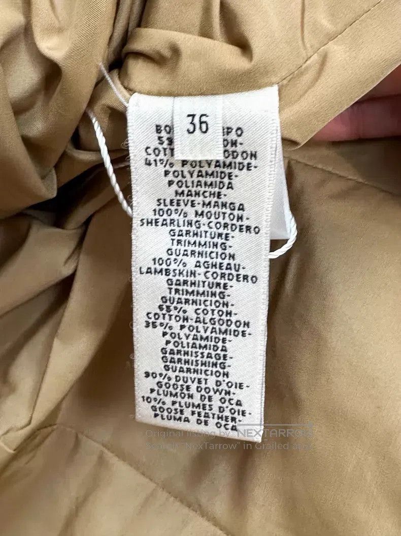 Hermes Hermes Fur and leather combination cotton jacket Size XS / US 0-2 / IT 36-38 - 4 Thumbnail