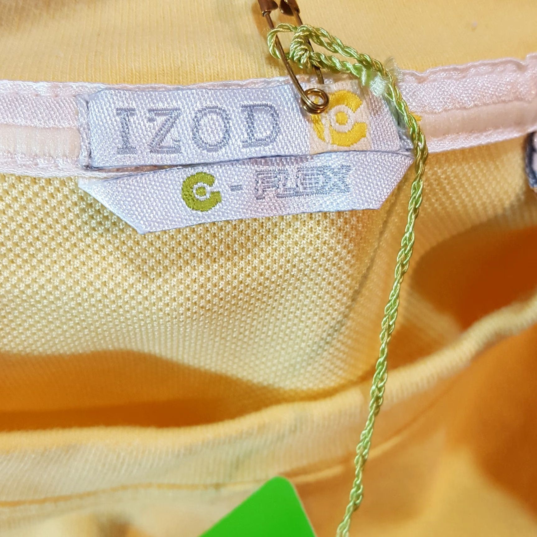 Izod VINTAGE IZOD G-Flex Yellow Short Sleeve Women's Size Small T Shirt Top Golf Size S / US 4 / IT 40 - 6 Thumbnail