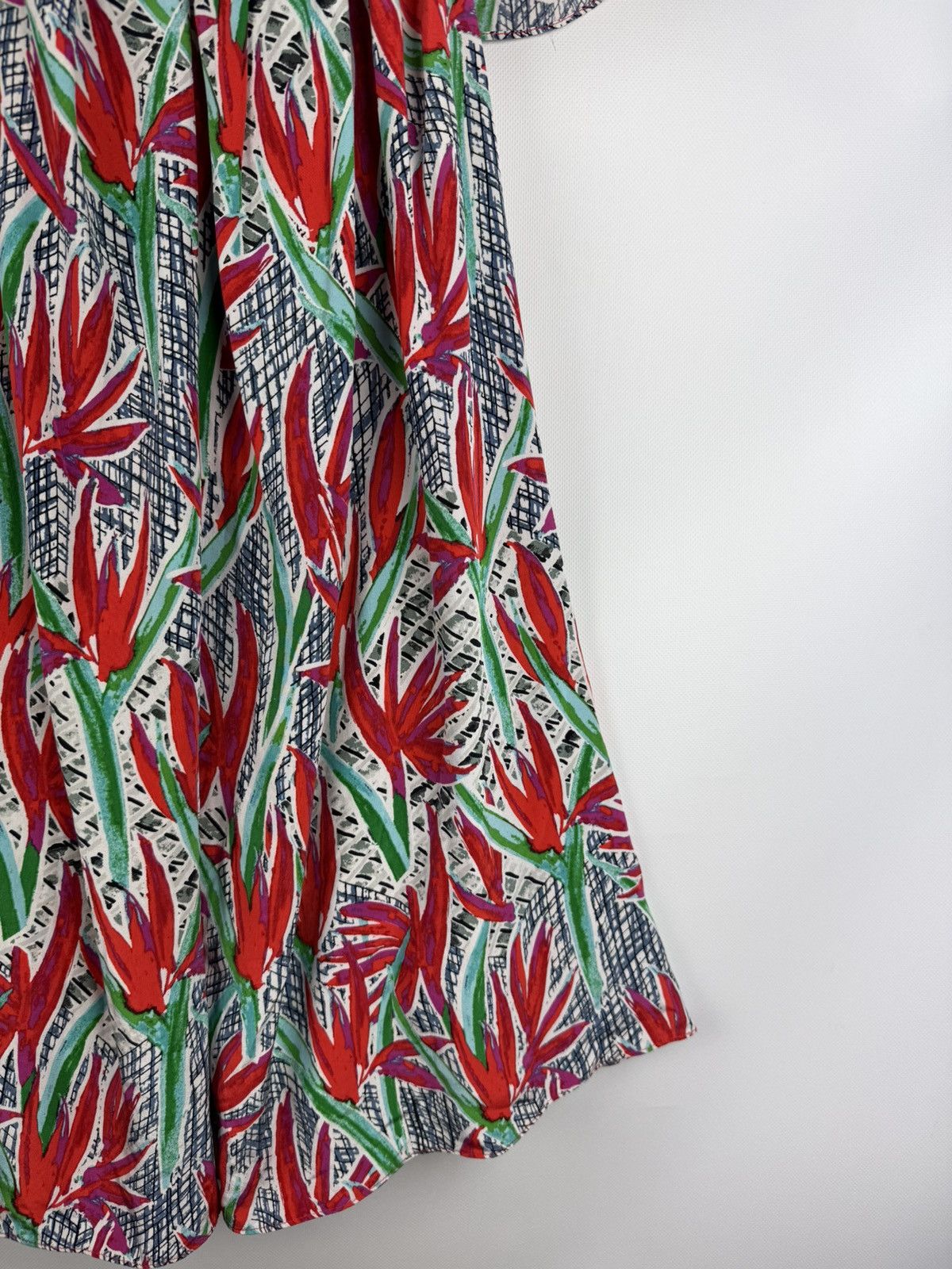 Kenzo Kenzo Ladies Floral Pattern Short Sleeve Silk Tunic Dress Size XS / US 0-2 / IT 36-38 - 20 Thumbnail