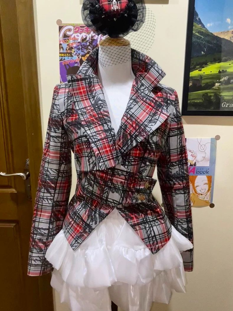 Vivienne Westwood Vivienne Westwood Red and black graffiti on the suit Size M / US 6-8 / IT 42-44 - 1 Thumbnail