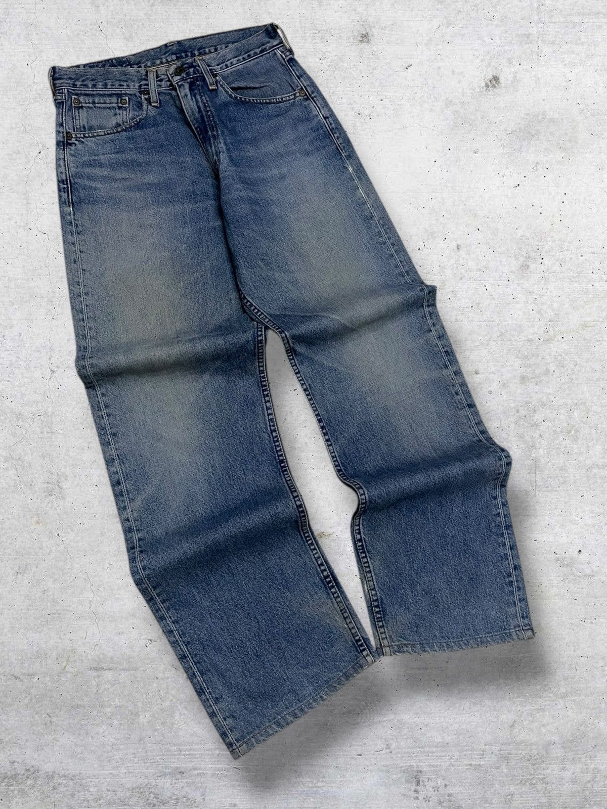 Levi's Vintage Clothing VINTAGE 504 LEVIS USA DESIGNER 90S BLUE WASHED OG DENIM Size US 29 - 2 Thumbnail