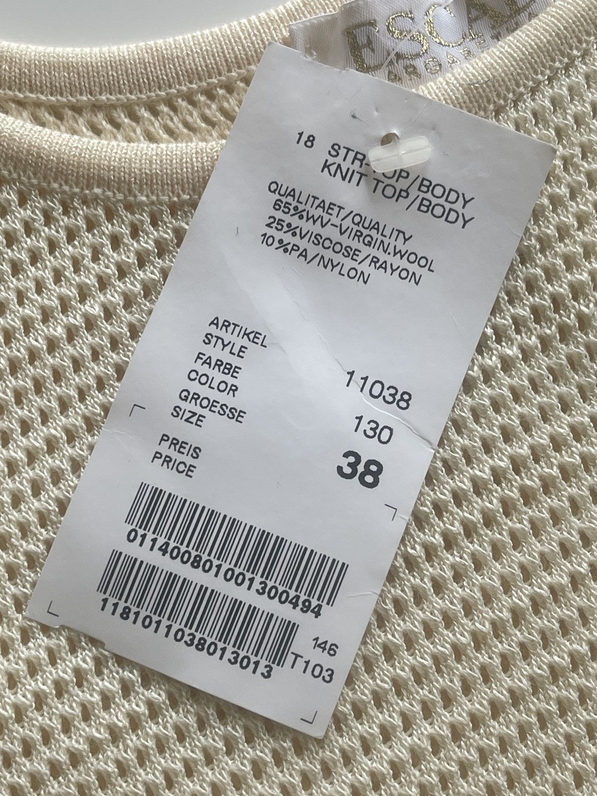 Escada Escada Margaretha Ley Knit Top Body (NEW WITH TAG) Size XS / US 0-2 / IT 36-38 - 10 Thumbnail