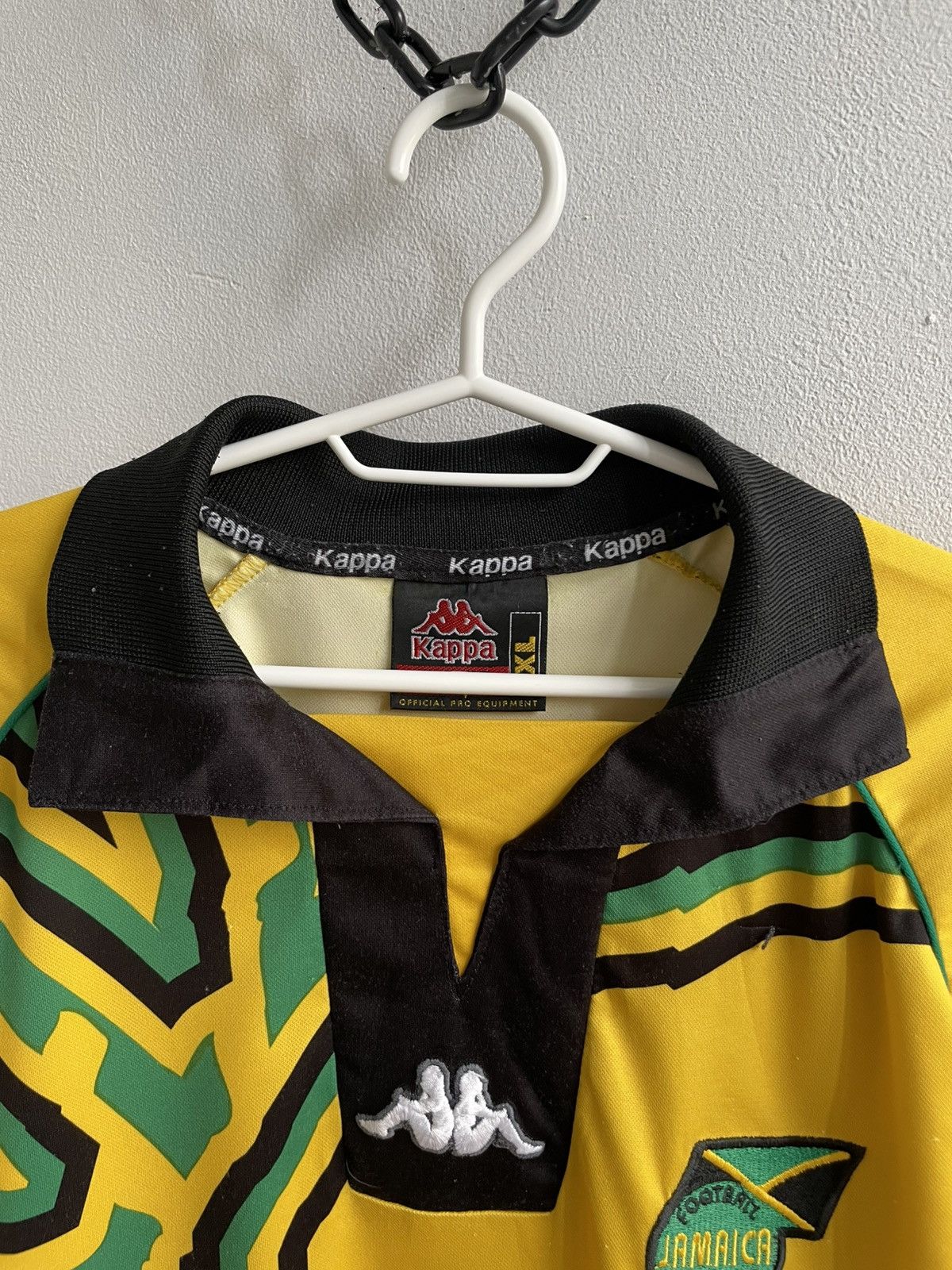 Vintage Jamaica 1998 1999 2000 Home Football Soccer Jersey Shirt VTG Size US XL / EU 56 / 4 - 6 Thumbnail