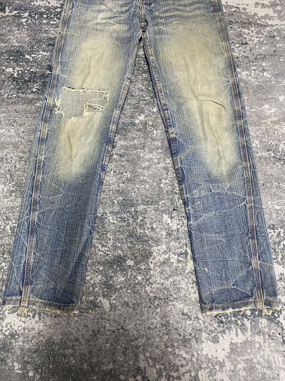 Japanese Brand Japanese Brand The M2368 Jeans Distressed Denim Pants Size US 30 / EU 46 - 4 Thumbnail