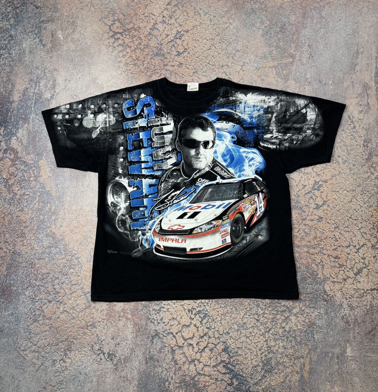 NASCAR Tony Stewart Vintage NASCAR T-Shirt Size US XXL / EU 58 / 5 - 1 Thumbnail