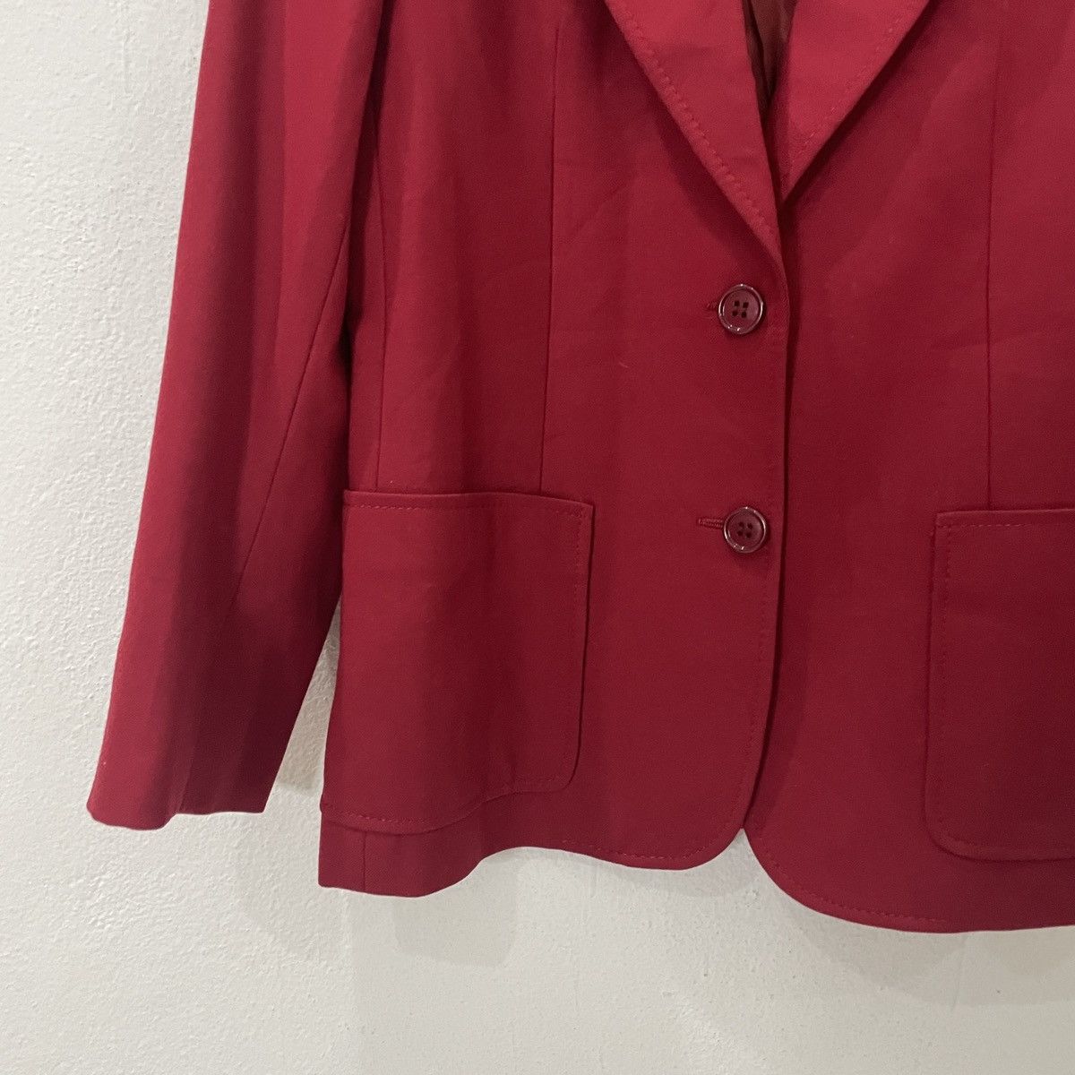 Lanvin Vintage 90s Lanvin Italian Designer Jacket Coat Size M / US 6-8 / IT 42-44 - 3 Thumbnail