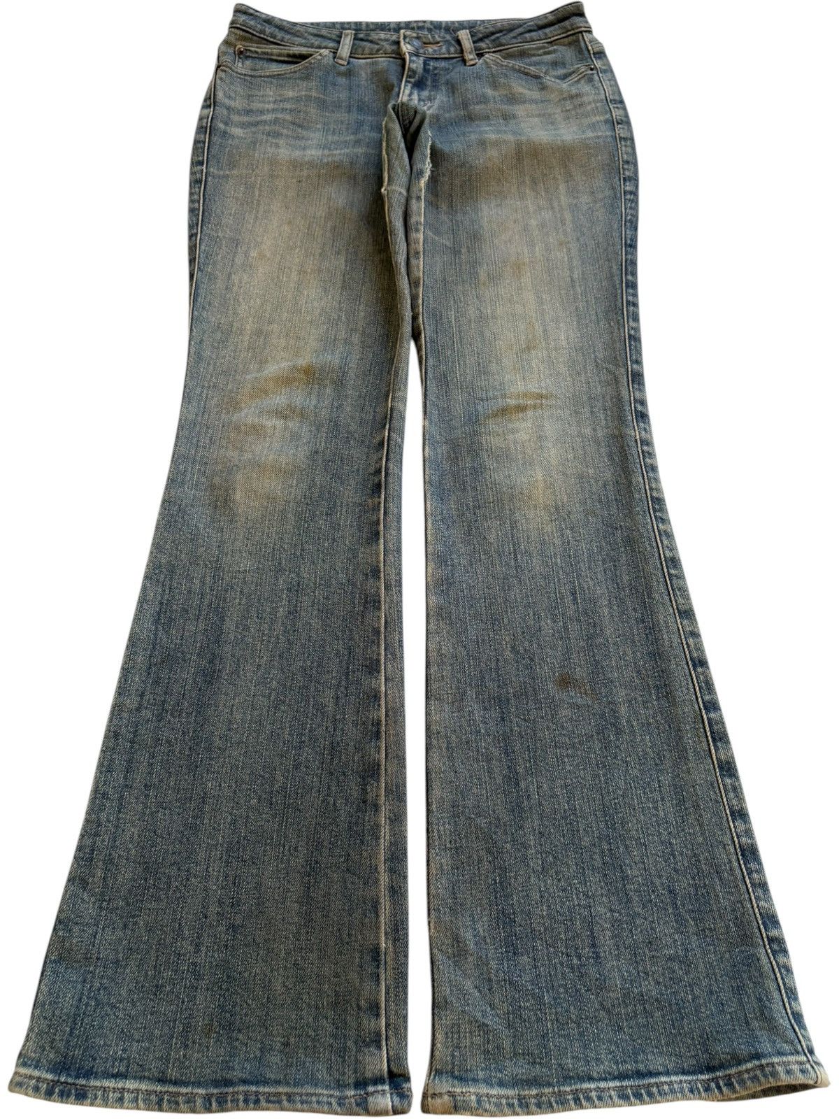 Grailed × Japanese Brand Vintage Japanese Brand Mud Wash Bootcut Flare Jeans Size US 30 / EU 46 - 1 Thumbnail