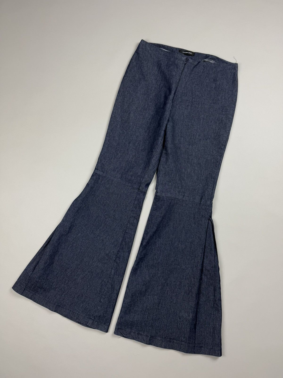 Japanese Brand Orimono Ladies Japanese Flared Low Rise Y2K Jeans Pants Size 32" / US 10 / IT 46 - 6 Thumbnail