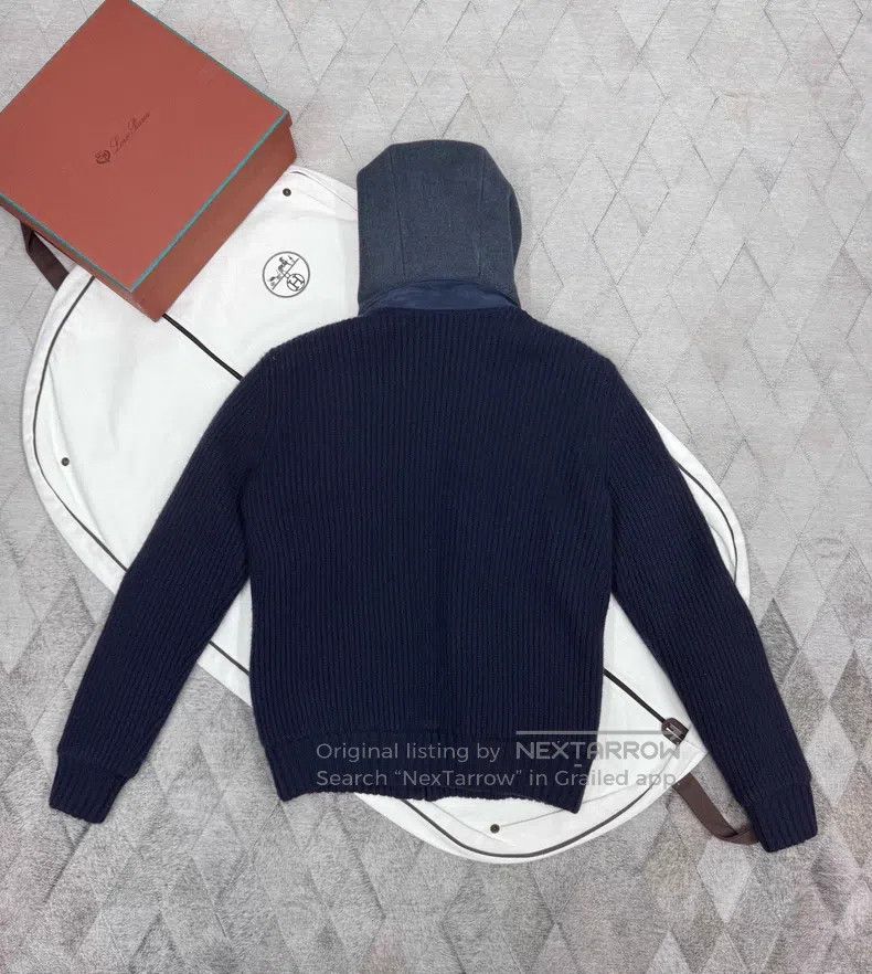 Loro Piana Loro Piana Lamb Fur Patchwork Bomber Hooded Jacket with He Size US L / EU 52-54 / 3 - 7 Thumbnail